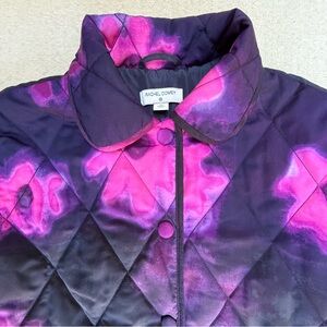 Rachel Comey Target Floral Print Quilted Jacket Coat Oversized Smudge Floral XS